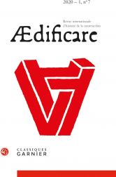 Llamado para el envío de contribuciones: Revista Aedificare (Sociedad francesa de Historia de la Construcción)