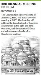 Construction History Society of America Conference at MIT