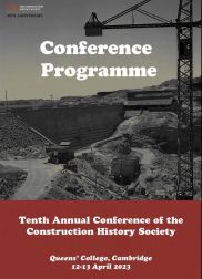 X Conferencia anual de la Construction History Society (UK) 