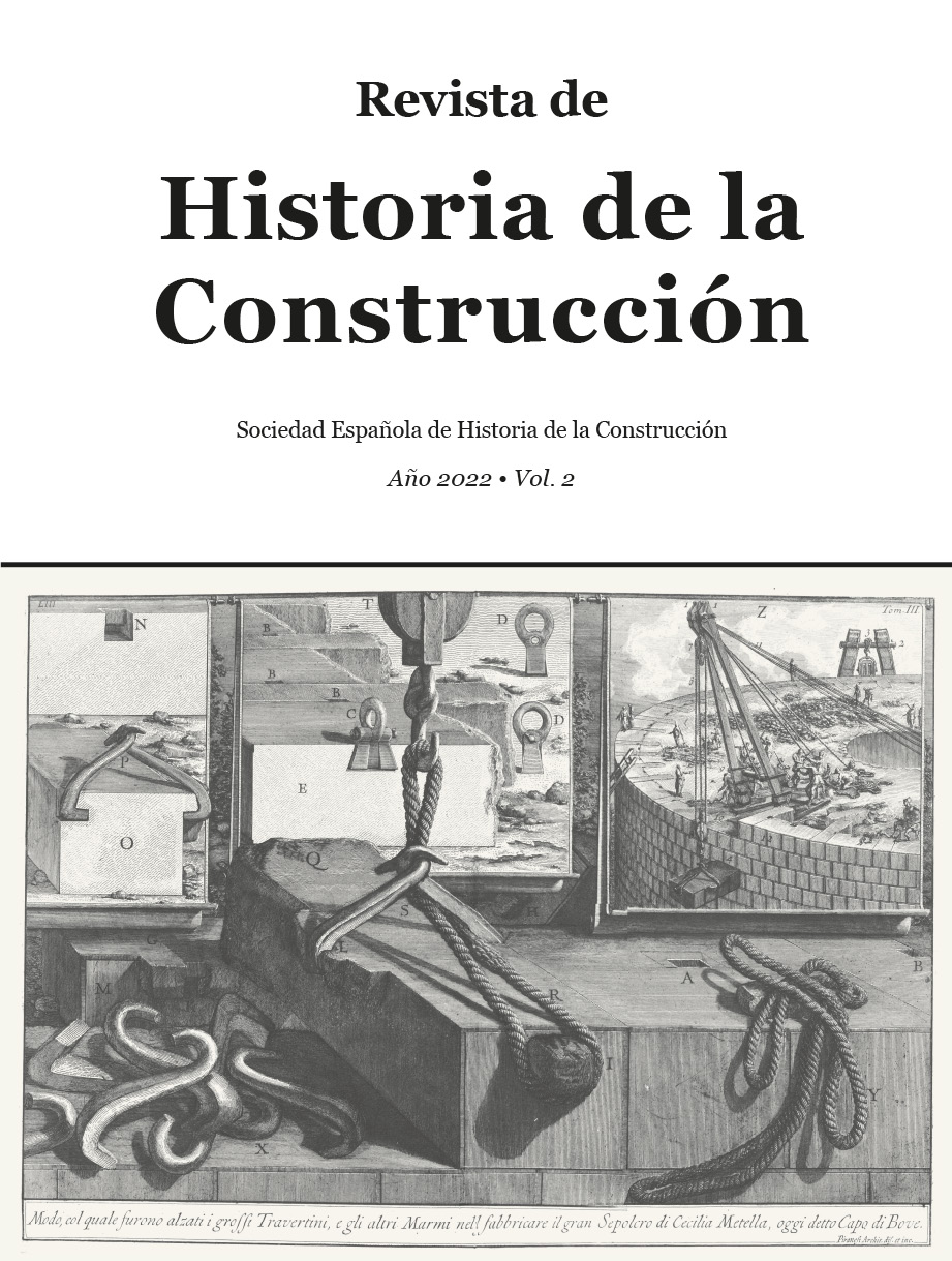 Revista de Historia de la Construcción - volumen 2, año 2022