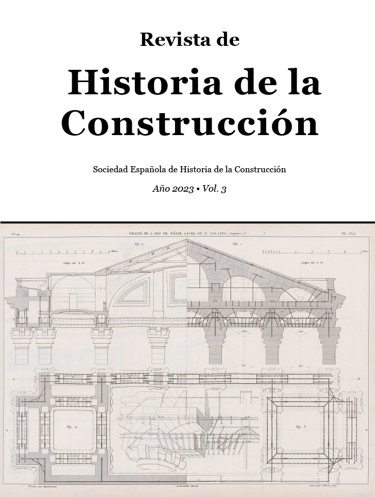 Revista de Historia de la Construcción - volumen 3, año 2023
